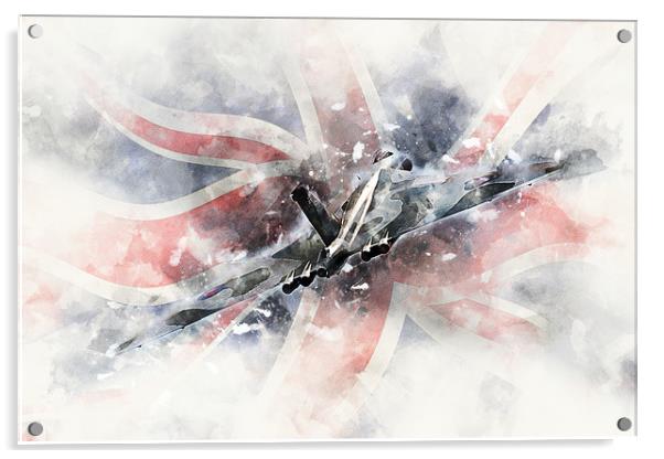 Vulcan Bomber - Painting 2 Acrylic by J Biggadike
