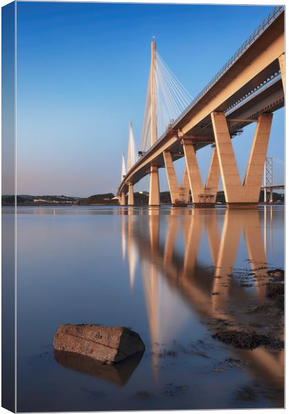 Queensferry Crossing 5 Canvas Print by Grant Glendinning