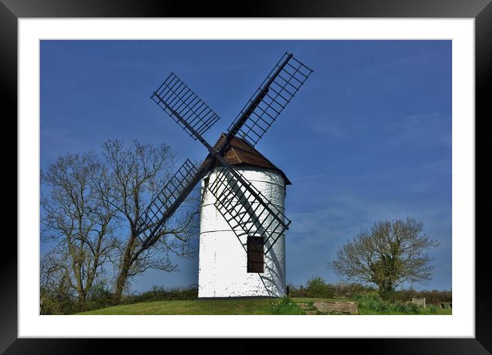 Ashton Windmill, Somerset                          Framed Mounted Print by John Iddles