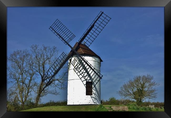 Ashton Windmill, Somerset                          Framed Print by John Iddles