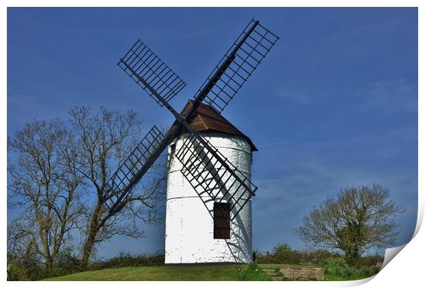 Ashton Windmill, Somerset                          Print by John Iddles