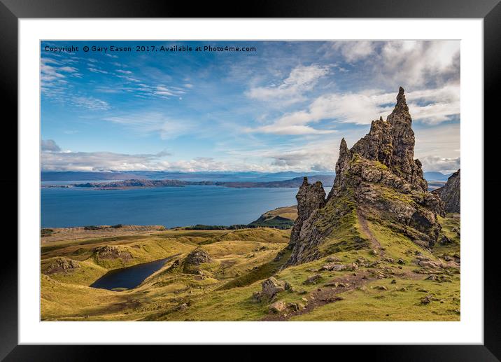 Sound of Raasay from Storr Framed Mounted Print by Gary Eason
