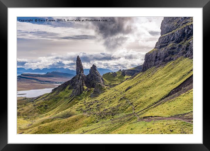 Old Man of Storr Framed Mounted Print by Gary Eason