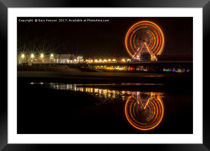 Old Lights On The Big Wheel Framed Mounted Print by Gary Kenyon