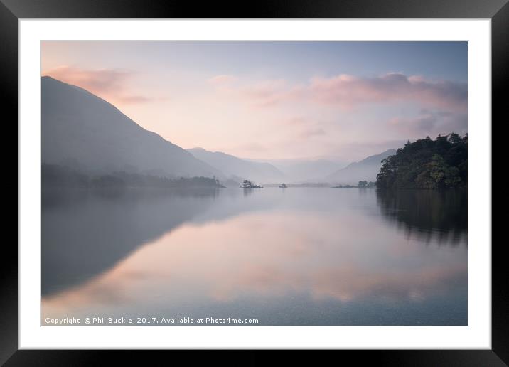 Ullswater Sunrise Framed Mounted Print by Phil Buckle