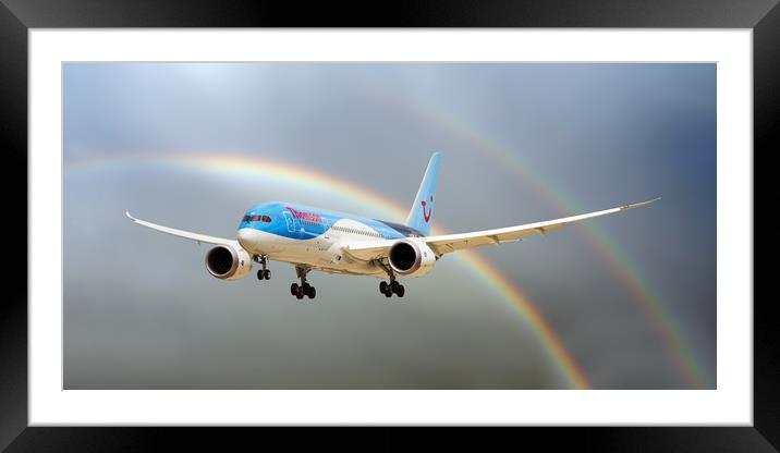 Thompson 787 Dreamliner G-TUIB Framed Mounted Print by Aircraft Nation