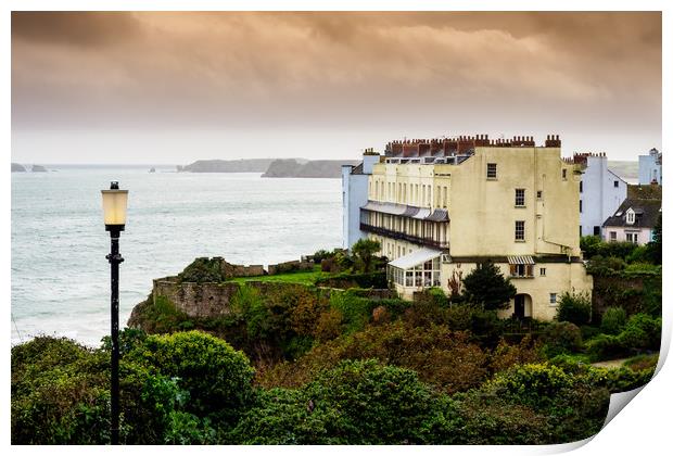 South Beach Bay, Tenby, Pembrokeshire, Wales, UK Print by Mark Llewellyn