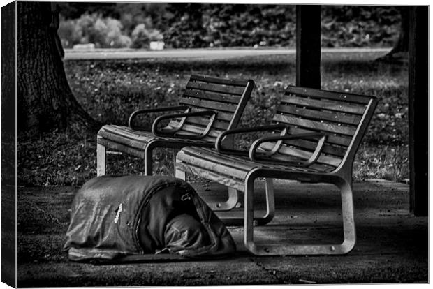 Homeless nation Canvas Print by paul green