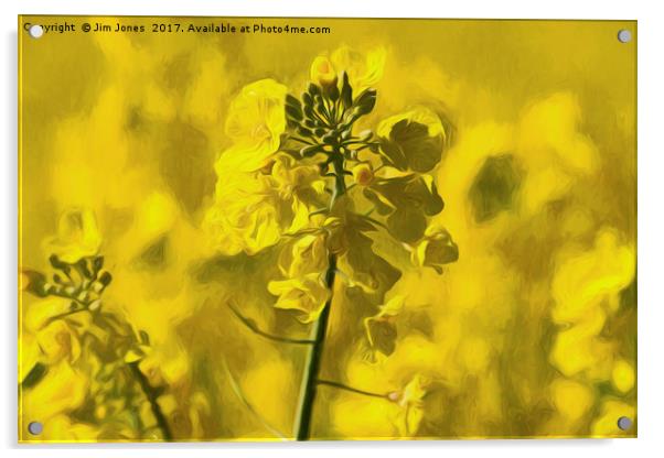 Very Yellow Acrylic by Jim Jones