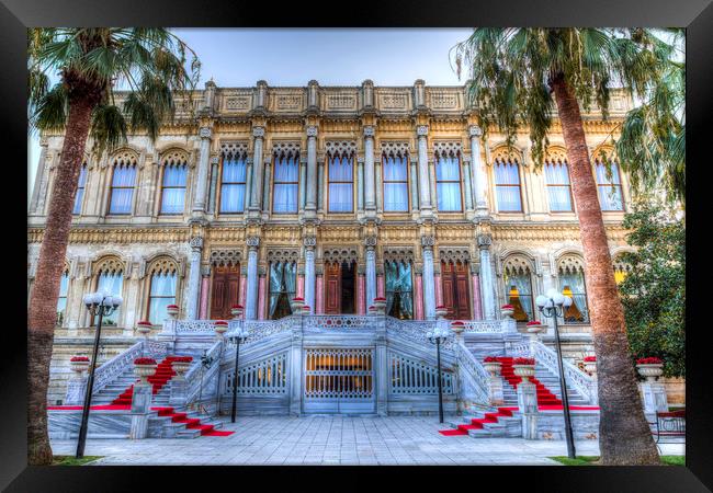 Ciragan Palace Istanbul  Framed Print by David Pyatt