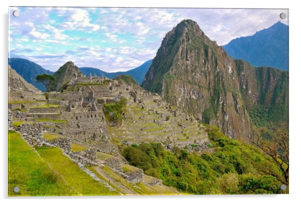 Magic of the Incas Acrylic by Steve Painter