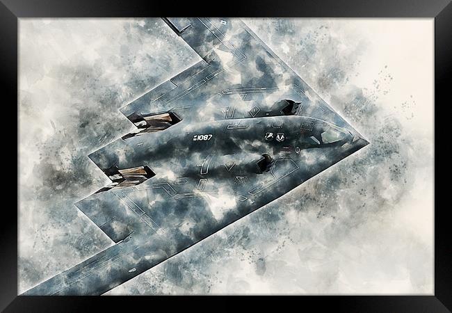 B2 Spirit - Painting Framed Print by J Biggadike