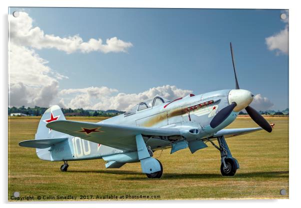 New-build Yakovlev Yak-3UA D-FJAK Acrylic by Colin Smedley