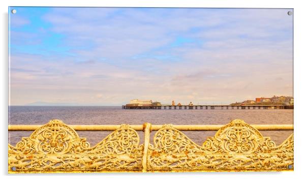North Pier,Blackpool  Acrylic by Victor Burnside