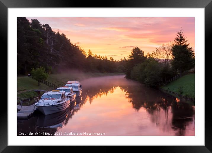 Sunrise at Kytra Framed Mounted Print by Phil Reay