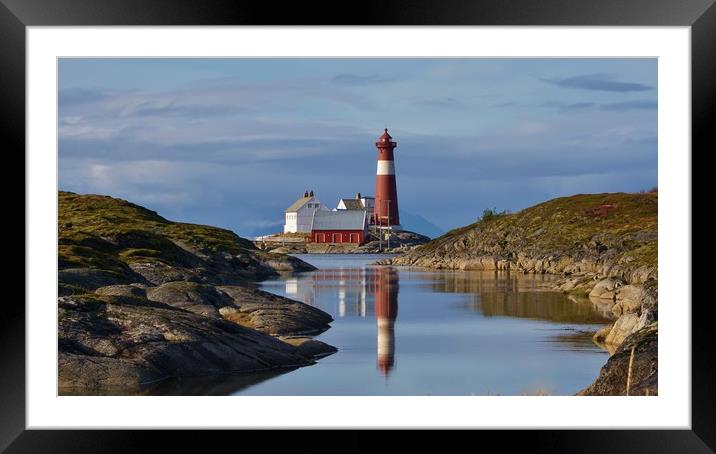 Tranøy Fyr (Tranøy Lighthouse)                     Framed Mounted Print by John Iddles