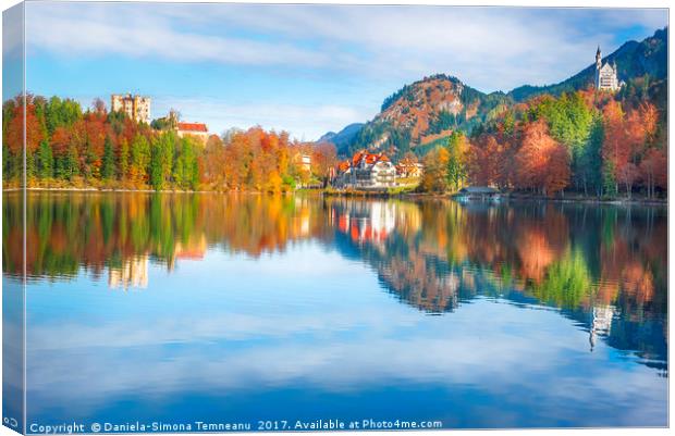 District of Hohenschwangau and its castles Canvas Print by Daniela Simona Temneanu