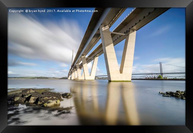 The Crossing Landscape Framed Print by bryan hynd