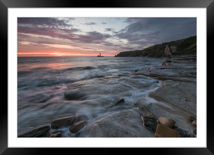 Seconds Before Sunrise Framed Mounted Print by Russell Cram