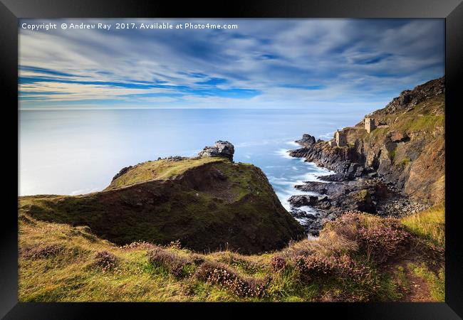 Botallack View Framed Print by Andrew Ray