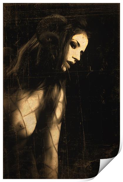 The Devil in Disguise Print by miruna uzdris