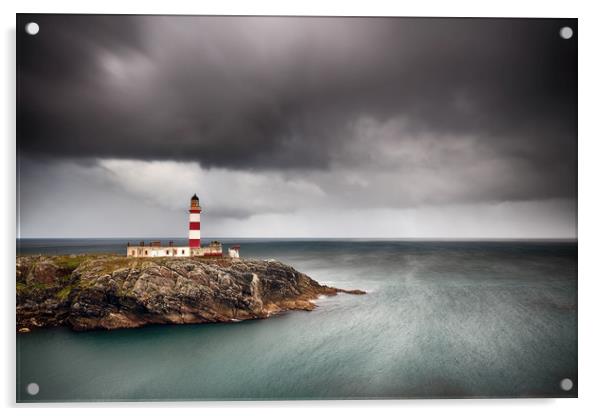Eilean Glas Lighthouse - Scalpay Acrylic by Grant Glendinning
