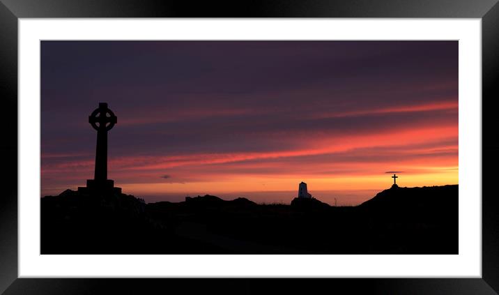 Ynys Llanddwyn Framed Mounted Print by Kevin OBrian