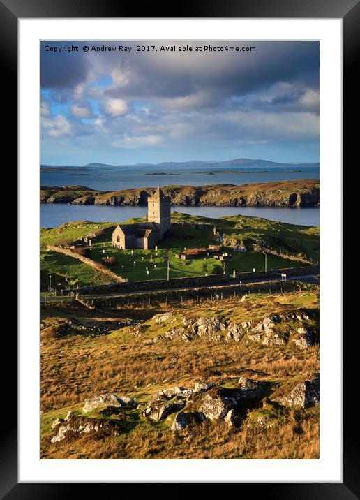 Rodel Church (Isle of Harris) Framed Mounted Print by Andrew Ray