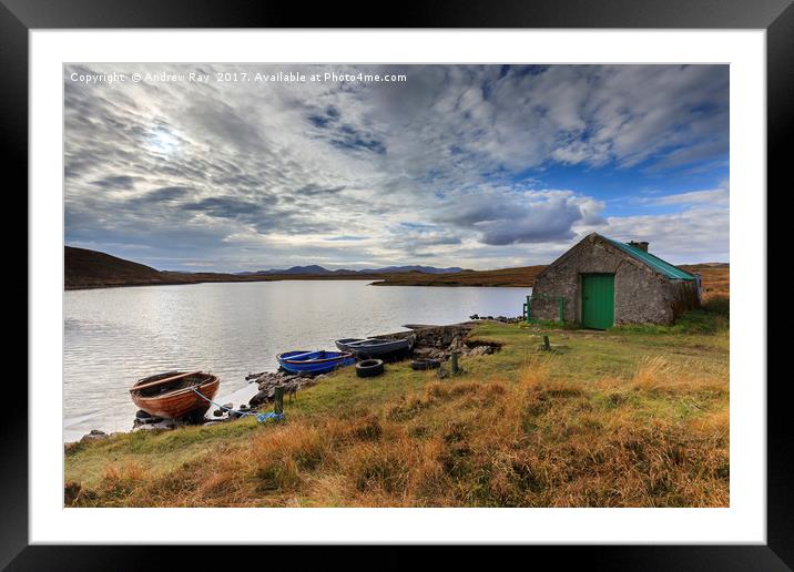  Loch Bhaltois Framed Mounted Print by Andrew Ray