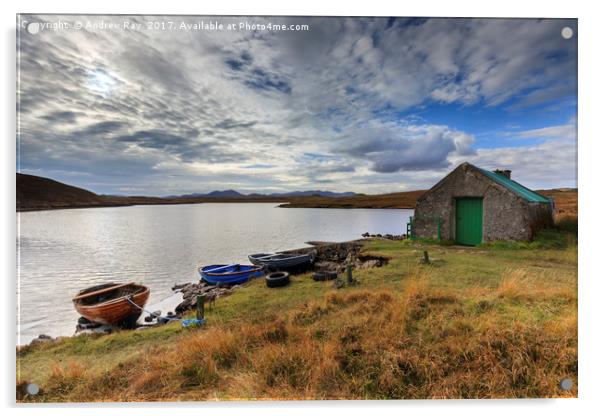  Loch Bhaltois Acrylic by Andrew Ray