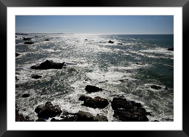 Pacific Framed Mounted Print by Mary Lane