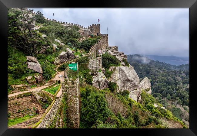 Castelo dos Mouros Sintra Portugal Framed Print by Wight Landscapes