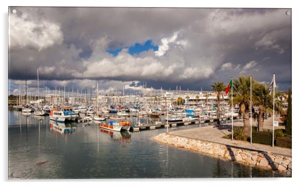 Lagos Marina Algarve Portugal Acrylic by Wight Landscapes