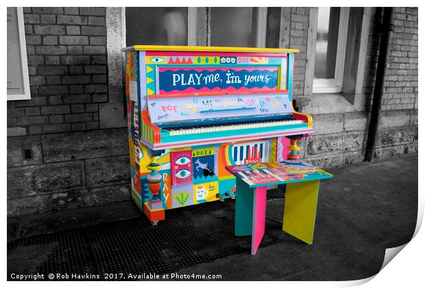 Play me Im yours  Print by Rob Hawkins