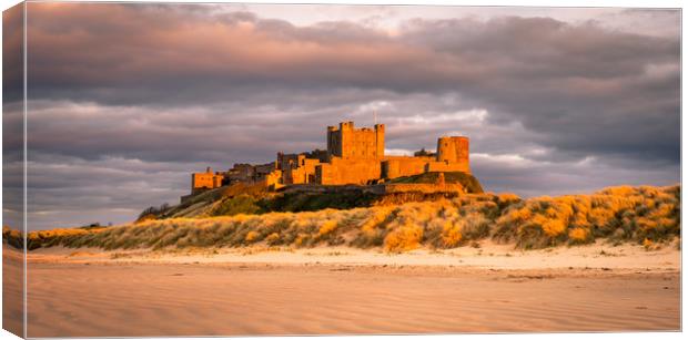 Iconic Bamburgh Castle Canvas Print by Naylor's Photography