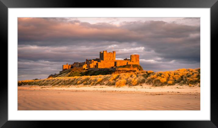 Iconic Bamburgh Castle Framed Mounted Print by Naylor's Photography