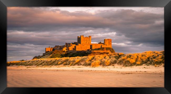 Iconic Bamburgh Castle Framed Print by Naylor's Photography