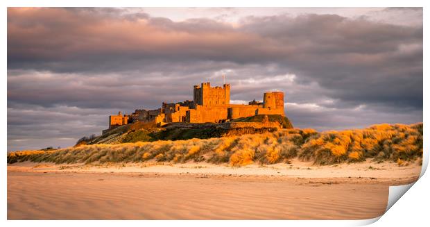 Iconic Bamburgh Castle Print by Naylor's Photography