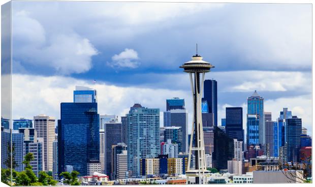 Seattle Skyline Canvas Print by Darryl Brooks