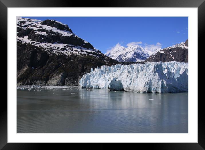 Glacier Bay, Margerie Glacier  Framed Mounted Print by Janet Mann