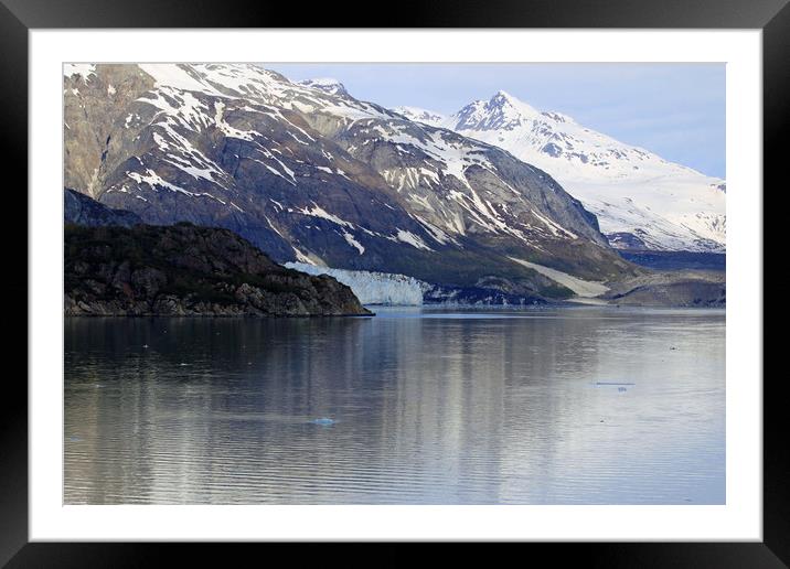 Glacier Bay in Alaska Framed Mounted Print by Janet Mann