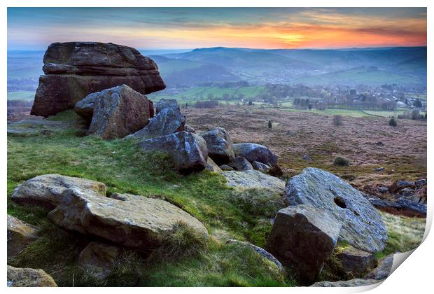 Baslow Edge Print by Andrew Ray
