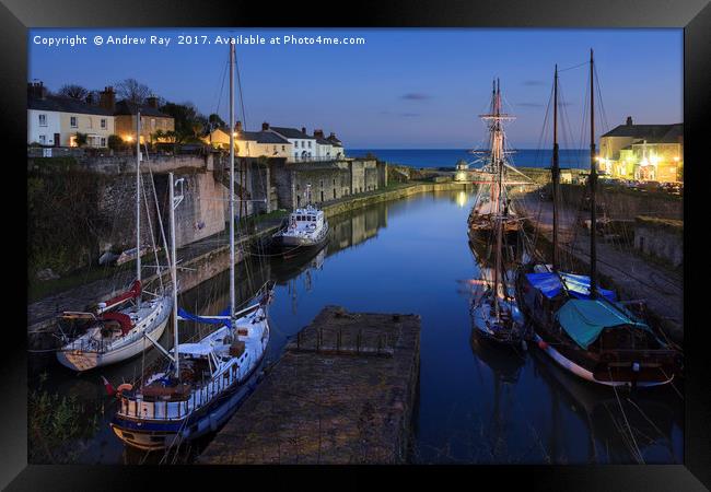 Twilight at Charlestown Framed Print by Andrew Ray