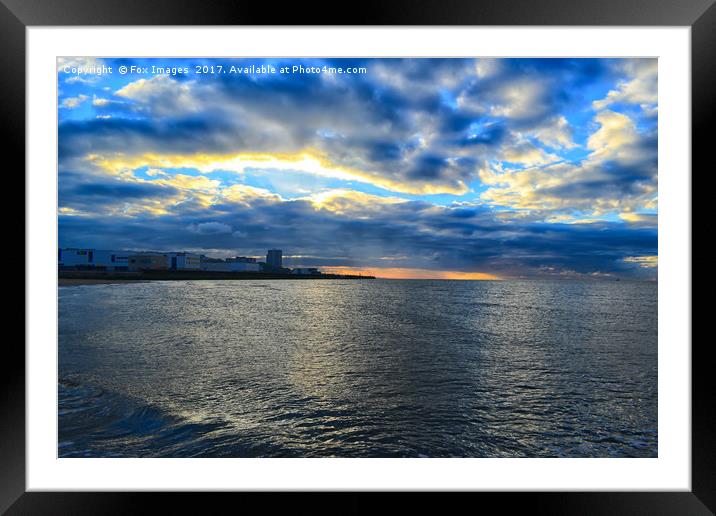 New brighton Liverpool Framed Mounted Print by Derrick Fox Lomax