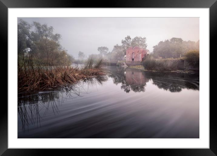 Stour Ruins Framed Mounted Print by Chris Frost