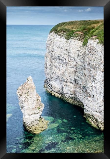 Flamborough Cliffs 2 Framed Print by Jason Moss