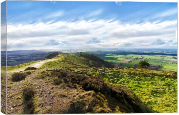 Wrekin View Canvas Print by simon alun hark