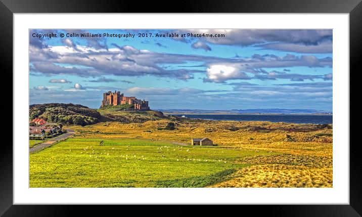 Bamburgh Castle 1 Framed Mounted Print by Colin Williams Photography