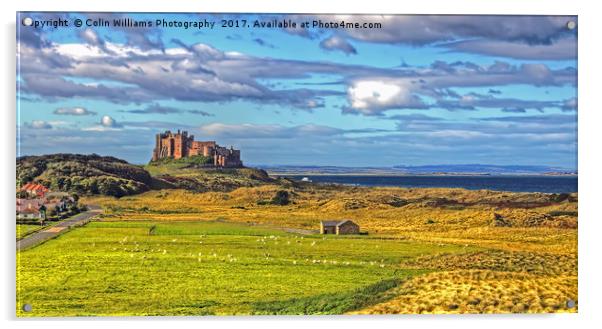 Bamburgh Castle 1 Acrylic by Colin Williams Photography