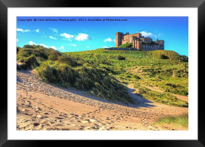 Bamburgh Castle 2 Framed Mounted Print by Colin Williams Photography